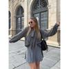 Autumn Women Fashion Pullovers Trend Knitting Butterfly Collar Slim Sweaters Woman England Style Female Sweater Top