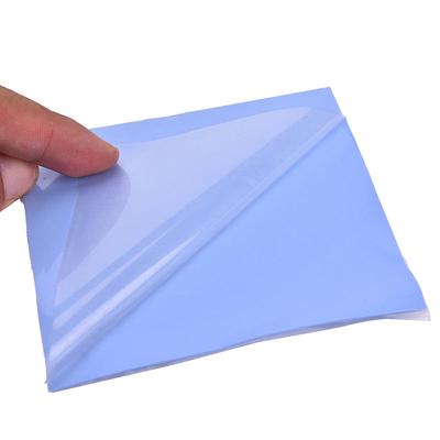 Practical Good Quality Blue Color Electronic Power Supply High Thermal Conductivity Silicone Sheet
