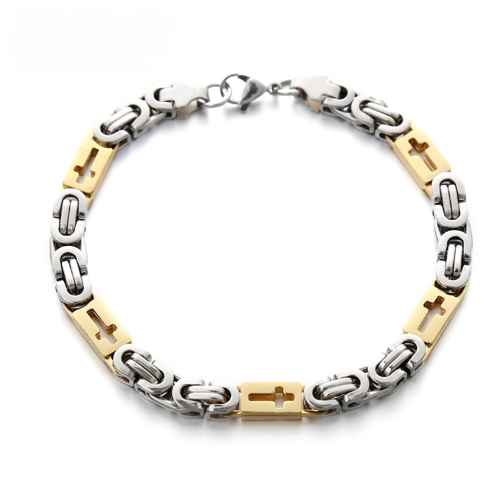 

Модный тренд Персонализированный мужской браслет с крестом Ювелирные изделия 2025 22cm