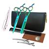 6 Inch Left Handed Professional,Lefty Hair Shear Set Japanese Steel Haircut Regular & Thinning Scissors for Barbers and Salon