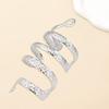 Personality Exaggerated Serpentine Open Arm Ring Punk Hip Hop Style Retro Hollow Women's Arm Ring Daily Party