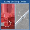2Pack Locking P,Trailer Pin With Anti-Lost Rope Ring,Premium Trailer Hitch Pin,Hitch Locking Pin,Professional Trailer Coupler P For Farm Lawn Garden