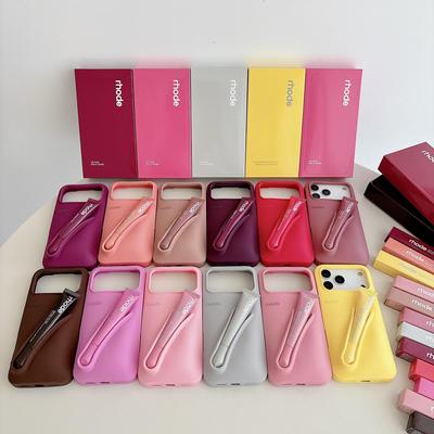 Hailey Lip Glaze & iPhone Case Combo: Lipstick & Silicone Shell for iPhone 13-15