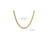 Gold-Plated Minimalist Snake Bone Chain Necklace - Hot-Selling European & American Jewelry
