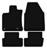 BASIC Black Velour Floor Mats For: Nissan Qashqai J10 I Crossover (2006-2013)