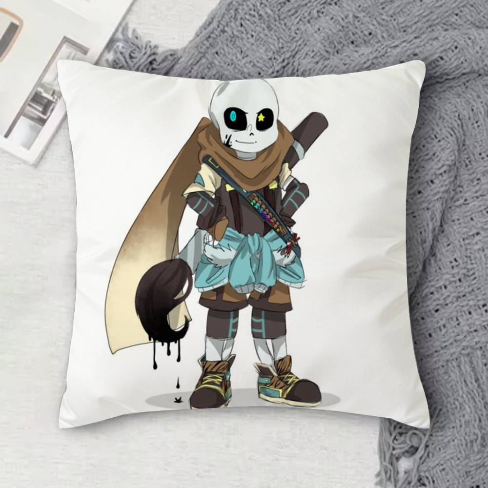 UUndertale Doublesided Printed Square Decorative Cushion Cover for Sofa Living Room Home Decor
