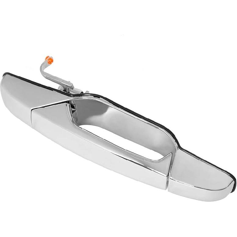 Exterior Chrome Door Handle Front Left Driver Side | Replacement For 2007-2013 Chevy Silverado Suburban Tahoe Avalanche GMC Sierra Yukon Cadillac