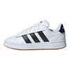 adidas Grand Court Alpha Classic Mugavad Vastupidavad Madalad Tennised Unisex Tennised Valge Must JQ2996
