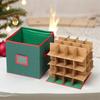 Foldable 64 Compartment Organizers Box Waterproof Oxfords Cloth for Christmas Light Storage