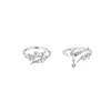 Tianguancifu Huacheng Xielian Couple Rings: Simple, Unique Personality Accessories