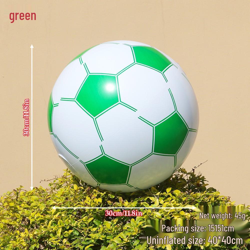 PVC Inflatable Transparent Beach Ball with Blue Sequins for Water Play and Photo Props