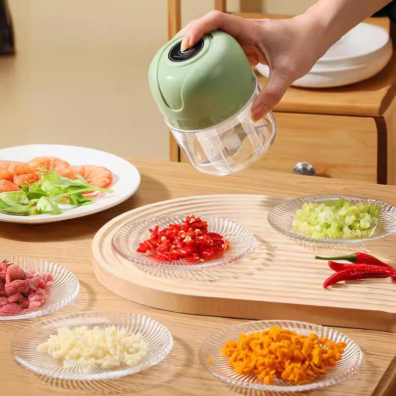 ZISIZ Portable Cordless Garlic Mincer