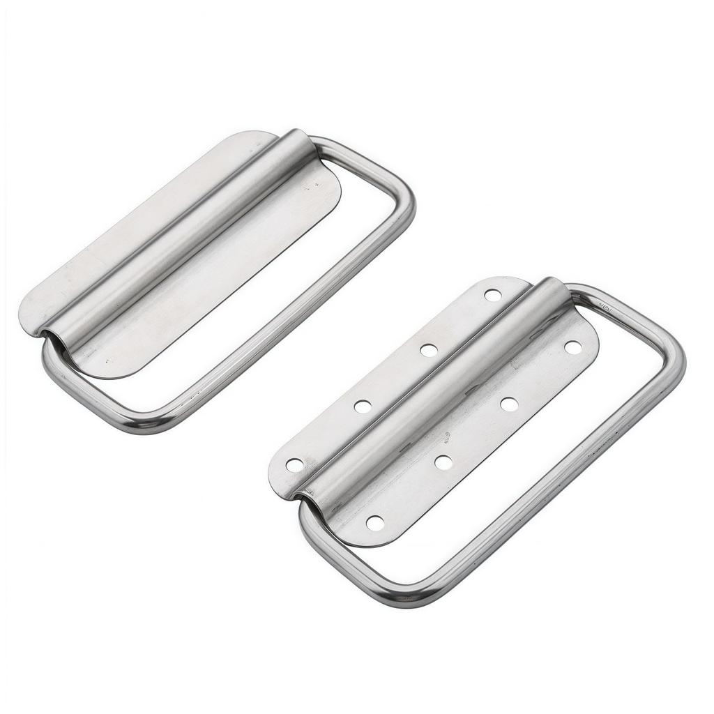201 Stainless Steel Heavy-Duty Folding Handle for Equipment Tool Box