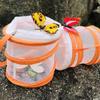 Foldable Butterfly Habitat Cage Collapsible Design Handheld Insect Cage  Outdoor Use