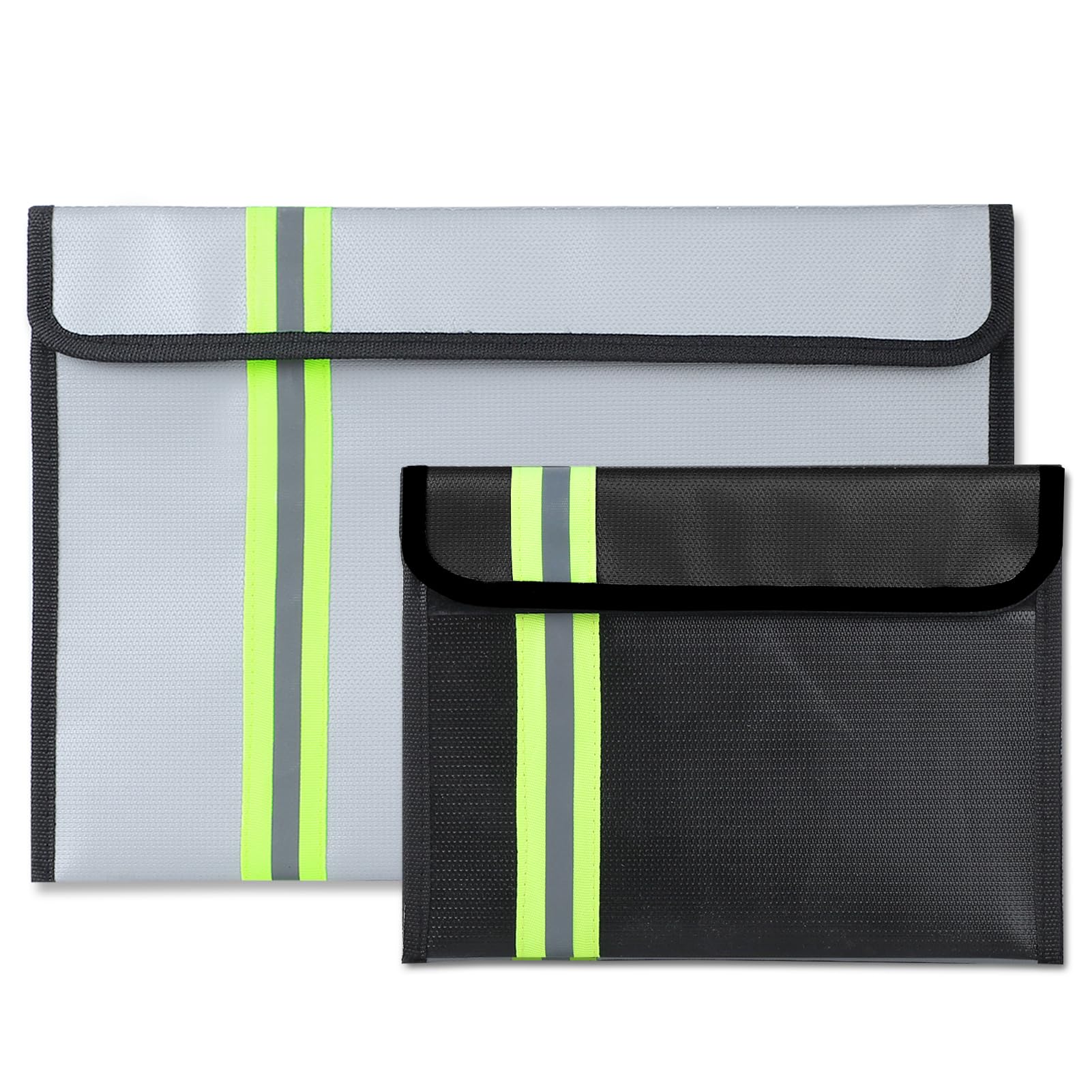 

Огнеупорная коллекция на молнии со светоотражающим документом для подготовки к стихийным бедствиям Ценности для дома и офиса Сумка ELECTRO-WEIDEWORLD, M Серебристо-серый,