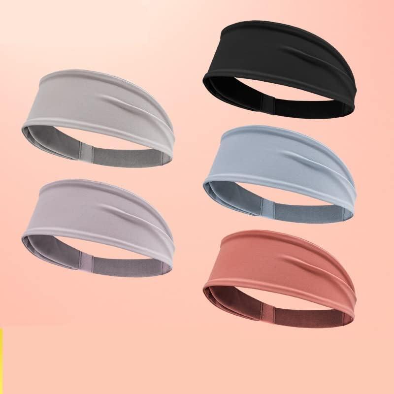 Sports Headband Sweat Absorbent Quick Drying Sweatband Men's Hair Band Women's Turban Unisex Running/Dancing/Yoga/Biking