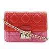 ChainShoulder Shoulder Bag S0252OTRI M79D Canage 2-way Clutch Red/pink Lambskin Women Used