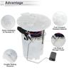 X Autohaux Electric Fuel Pump Assembly for Ford Fiesta 2014 2015 2016 2017 2018  L4 1.6L Fuel Filter Pump Module D2BZ9H307C