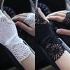 Summer Women's Short Lace Half Finger Lace Sunscreen Gloves