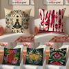 Natural Animal Prints For Home Decor Pillow Case Double-Sided Plush Sofa Cushion Covers Organic Breathable Invisible Zipper
