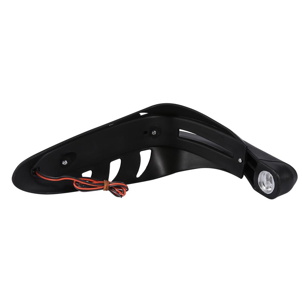 1 Pair   Handlebar Hand  or LED Light Motorcycle Hand Guards Black