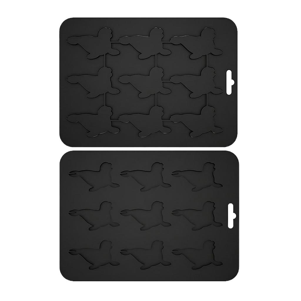 Animals Ice- Mold - Ocean Animals Turtle,Dolphins,Penguins,Silicone Mold For Baking Muffin Cake, Chocolate,Candy, Soap