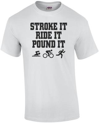 Streichel es Reite es Hau drauf T-Shirt