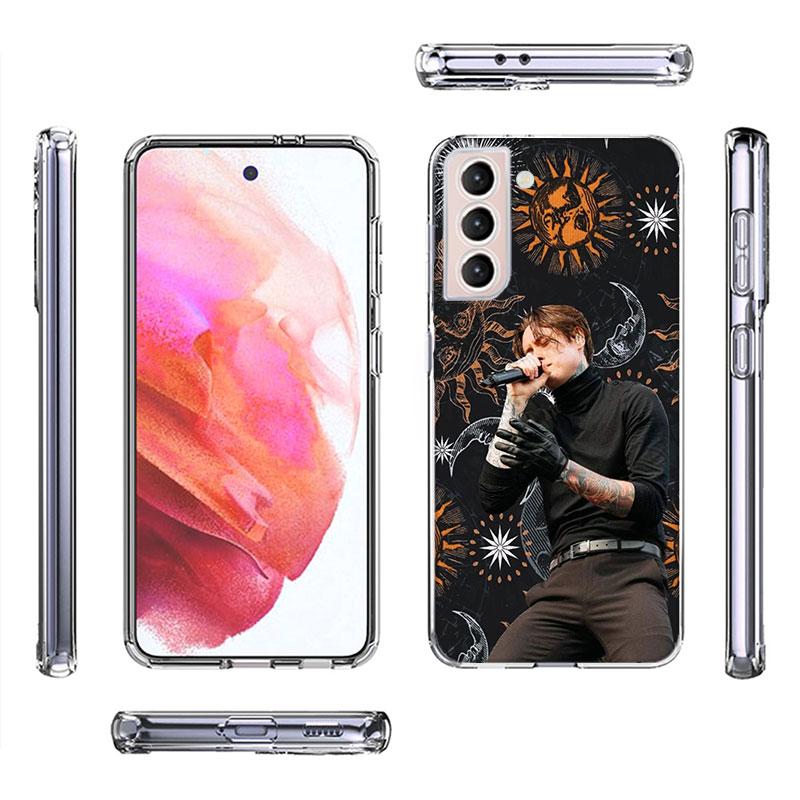 Band B-Bad Omens Handyhülle Für Samsung Galaxy S25 Edge S24 S23 FE S21 S20 S10 Plus S22 S26 Ultra Hülle Klare Hüllen TPU Capa S