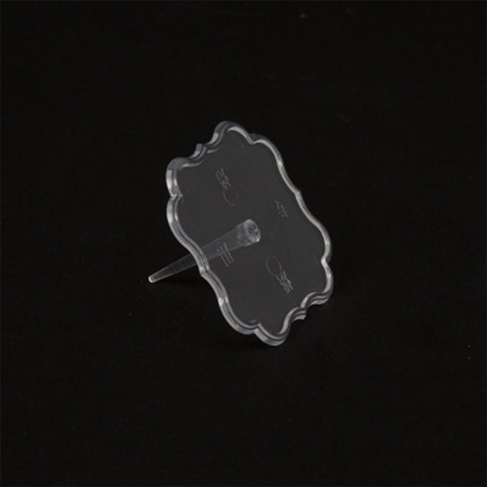 100pcs Practical Baking Cake Base Plastic Chocolate Holders  Birthday Party Decor