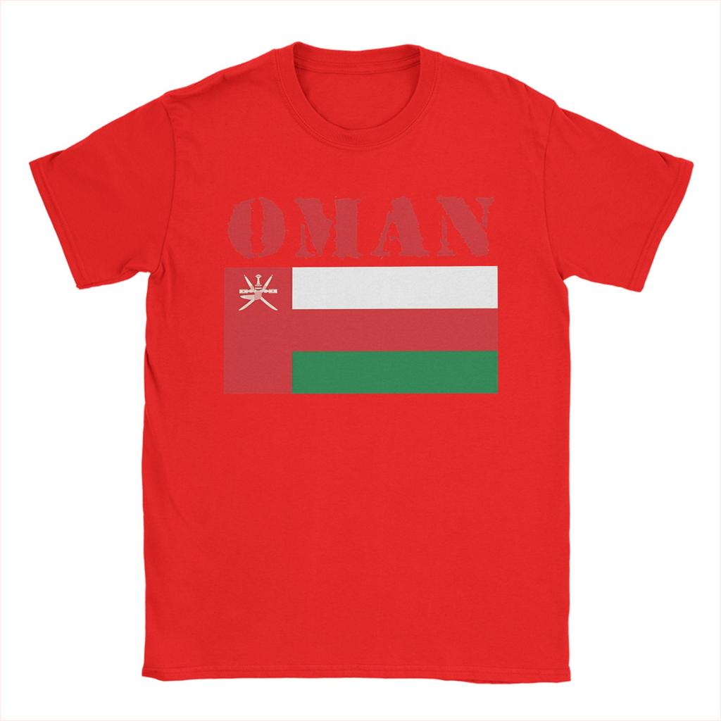 Streetwear T-shirt Zomer Oman Vlag Populaire T-shirts Katoenen T-shirt voor Heren Y2K Leuk Grote Maten 6XL Korte Mouw Kleding