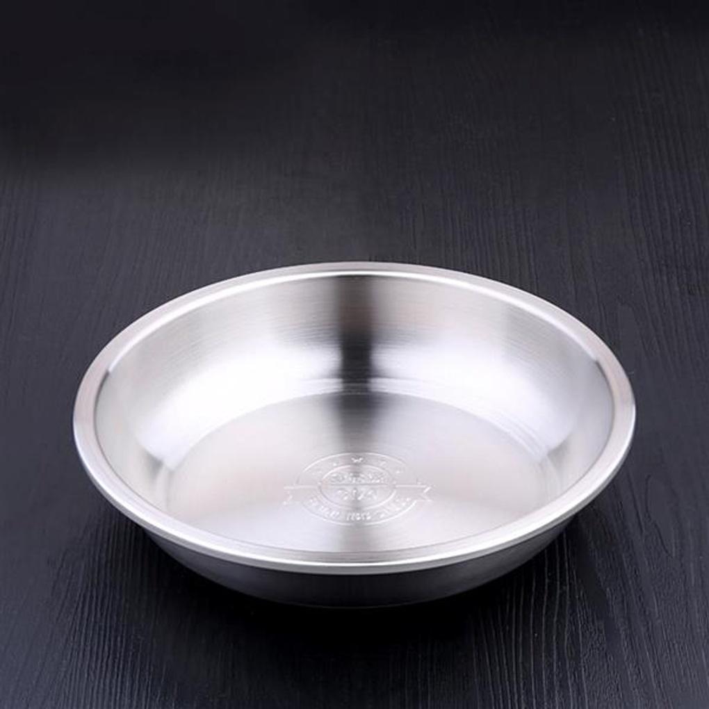 [cookings] Round Stainless Steel Bowl (18cm)/Outdoor Auto Camping Tableware