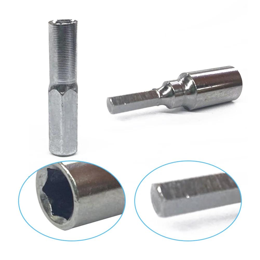 6.35mm To 4mm Hex Transducer Adapter Socket Magnetic For Screwdriver Drill Bits With Magnetic Hold Power Tools Accessories
