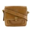 Anagram Shoulder Bag Brown Calfskin Women Used