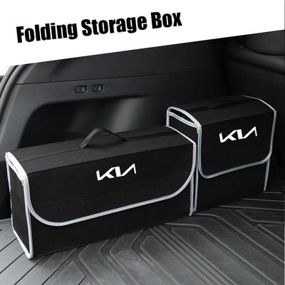 Large Capacity Car Trunk Storage Box Felt Folding Organization For KIA Rio Ceed Sportage Cerato Soul Sorento Picanto Optima Niro