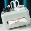 Desktop Tissue Box Multifunctional Home Tissue Dispenser Remote Control   Box for Living Room Restaurant