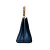 GUCCI leather 2way Handbag leather blue Women 470271 Used