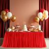 6/9/14FT Table Skirts Birthday Tulle Table Skirting Wedding Party Tutu Tulle Table Skirt Baby Shower Wedding Party Home Decor
