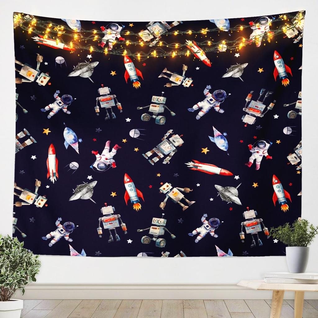 Tapeçaria de Peixe Japonês, Peixe Carpa Tai Chi Preto e Branco Pendurado na Parede Arte para Crianças Adolescentes Mulheres Homens Decoração de Quarto, Ondas do Oceano Ukiyoe