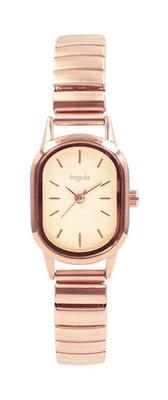 [Follow] Watch Fragola Oval Color Bellows Watch N04622A-5 PG Women's Rose Gold