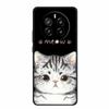 Funda For Honor Magic7 Pro Case Cute Cartoon Black Silicone Soft Phone Cases For Honor Magic 7 Pro Back Cover Case 7Pro Coque
