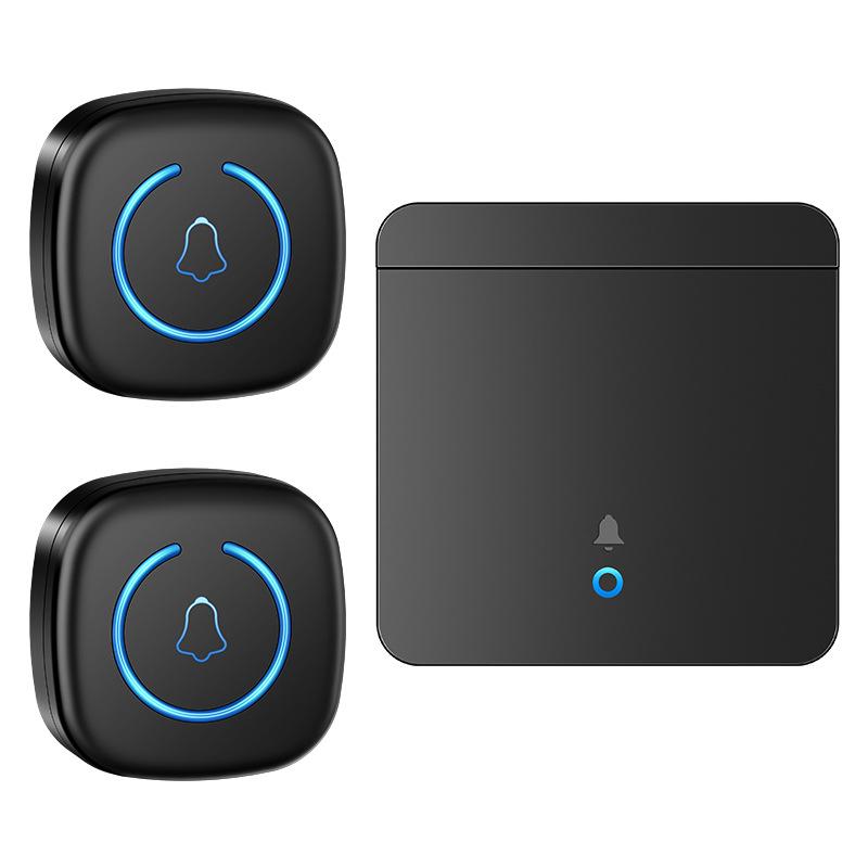 Wireless Villa Doorbell with Long-Range, Indoor Elderly Reminder, 86 Type Large Button - One-to-Two System