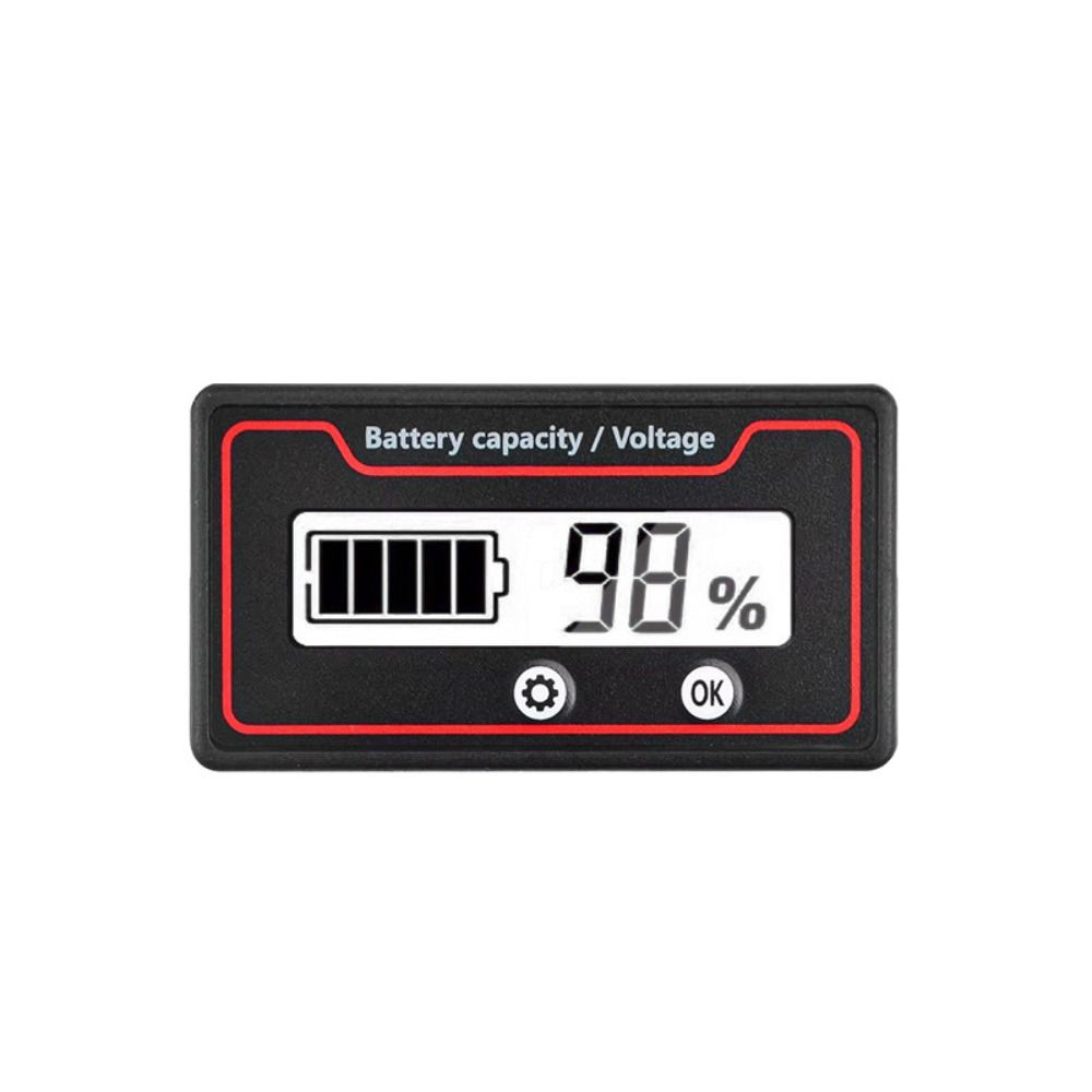 9-120V Battery Capacity Indicator LED Digital Battery Power Gauge Car Motorcycle