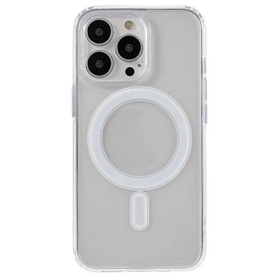For iPhone 15 Pro Max Clear Case WANLONFENG LM1 Series Compatible with MagSafe with 2Pcs Screen Films (Big Lens Hole)