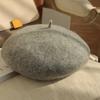 New hat autumn and winter trend women's beret monochrome high-quality warm painter hat spot
