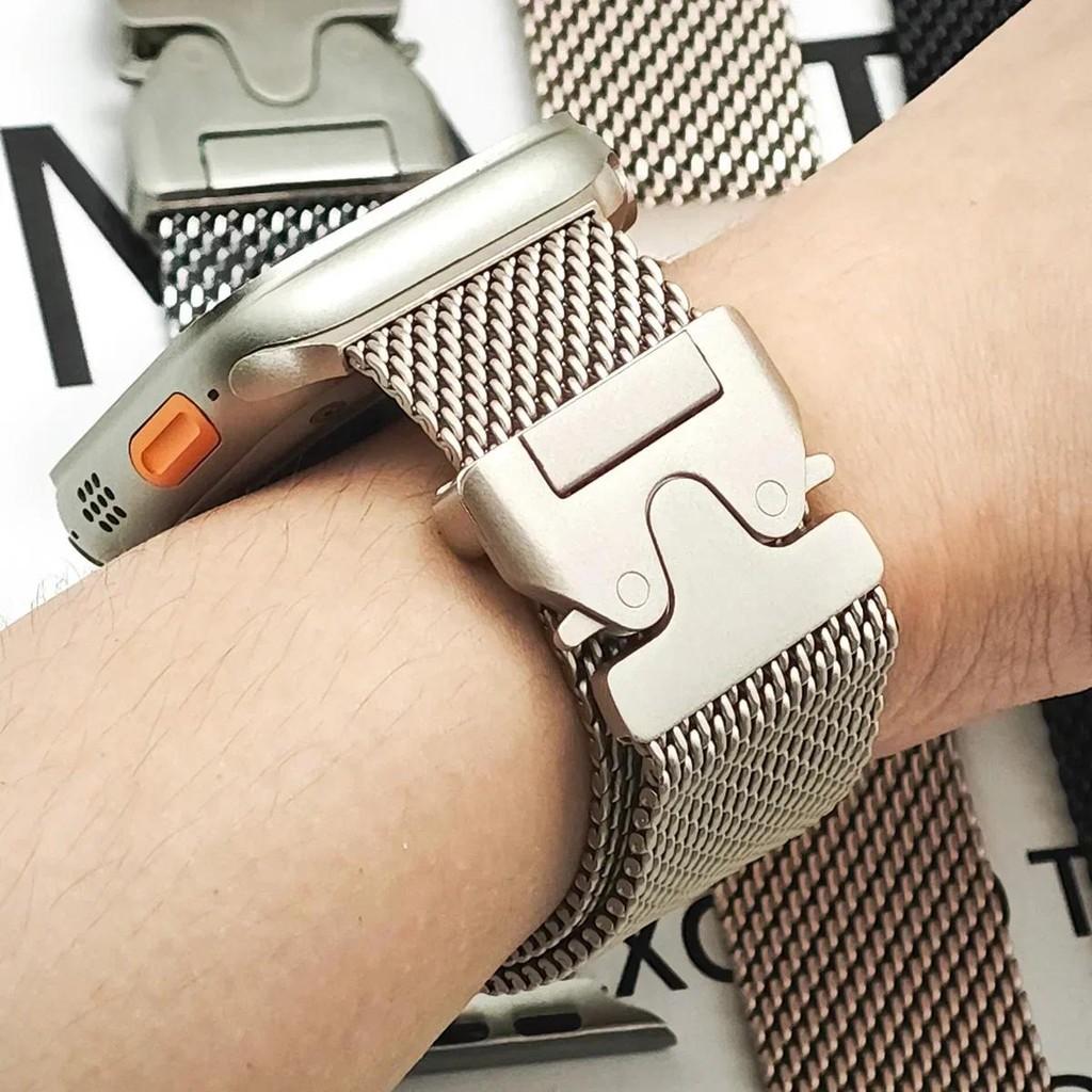 Milanese Strap Band Solo Loop Bracelet for Apple Watch Ultra 3 49mm 46 42 44 45 41 40 38mm for Iwatch 11 10 9 8 7 6 SE3/2 5 4321