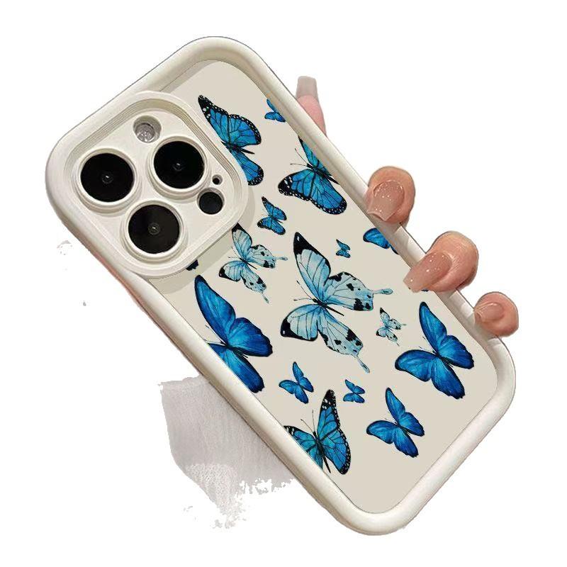 Butterfly new model is suitable for iphone16pro mobile phone case Apple 1514 female 13promax Japan and Korea 12x11