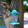 Folding Hanging Bird Feeder Large Capacity with Roof Hummingbird Feeder Waterproof Automatic Bird Feeder Bird Protection