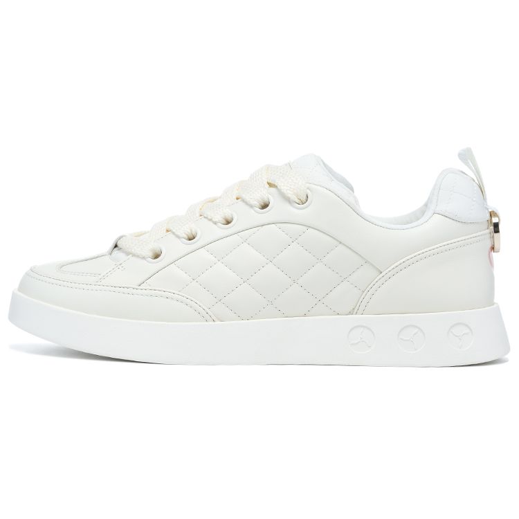 Li-Ning 1990 Wind Chime 2 Non-Slip Wear-Resistant Shock Absorbing Low-Top Skate Shoes Men Sneakers Off-White ALHT005-1
