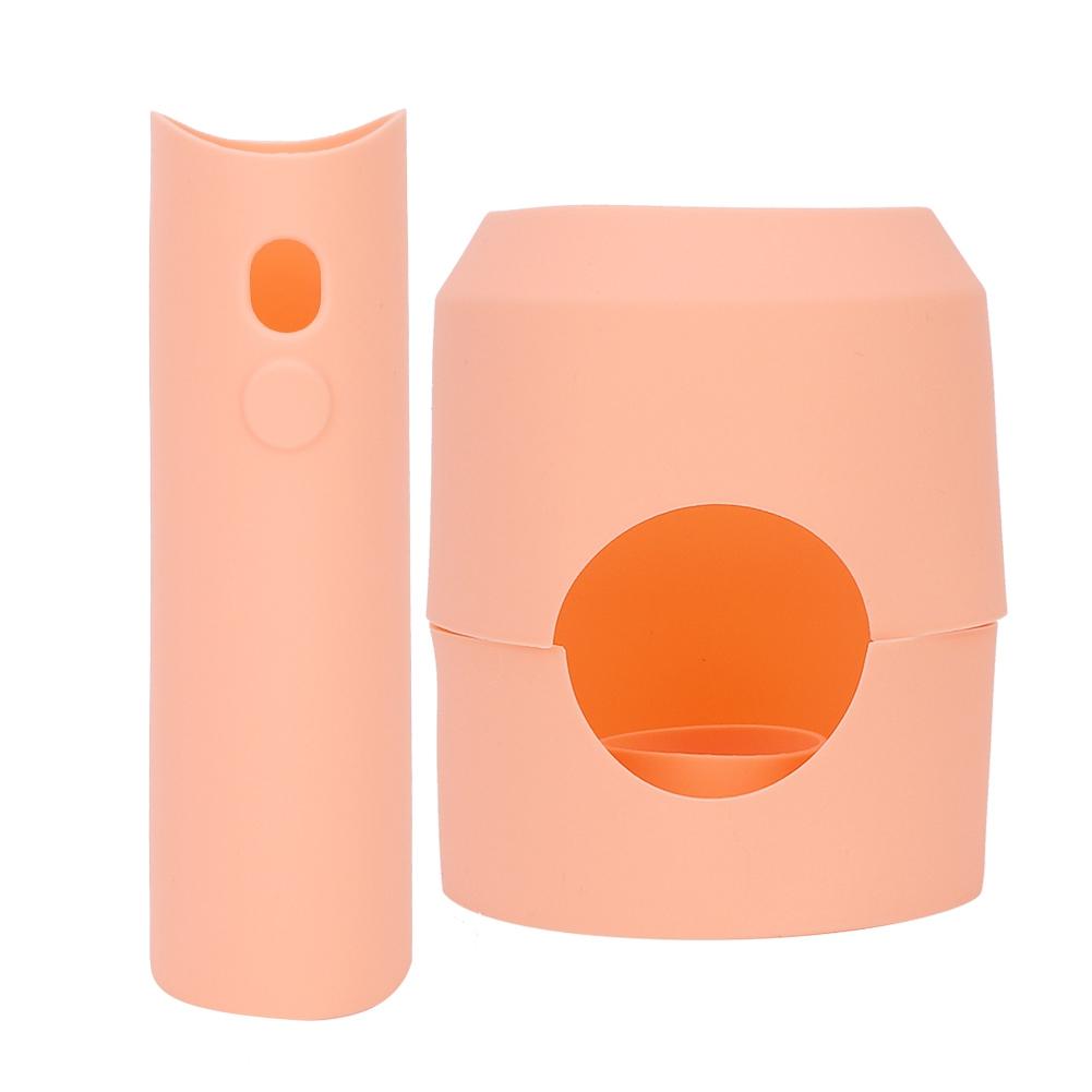 Silicone Hair Dryer Protective Cover Protector Cover for Dyson Hair Dryer (Coral Orange)