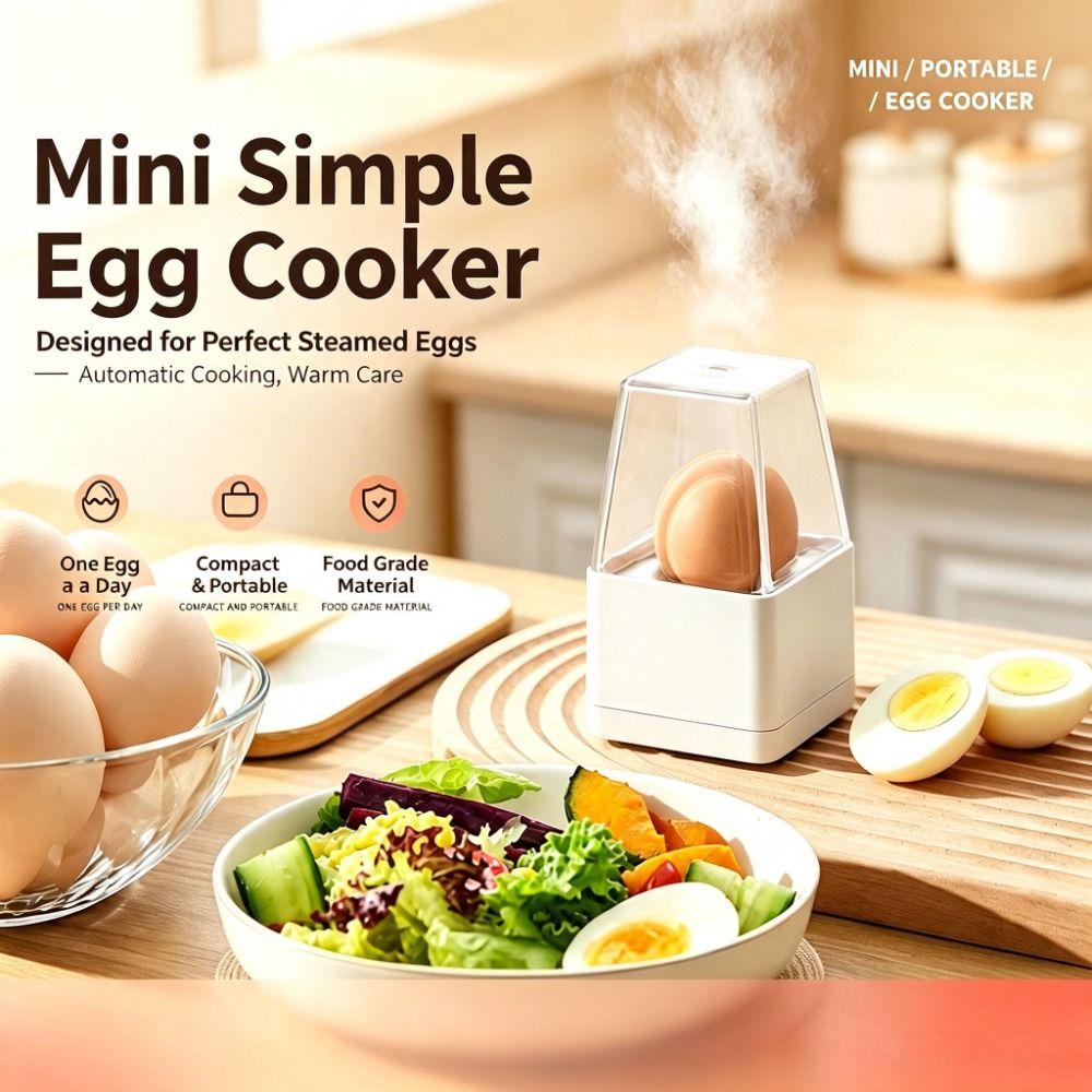 MINI Steam Egg Cooker Detachable Design Steamed Egg Boiled Custard Maker Egg Steamer Office